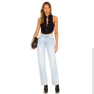 Free people x Revolve black So Rare Top